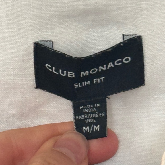 Club Monaco Linen Button Up - Picture 2 of 2